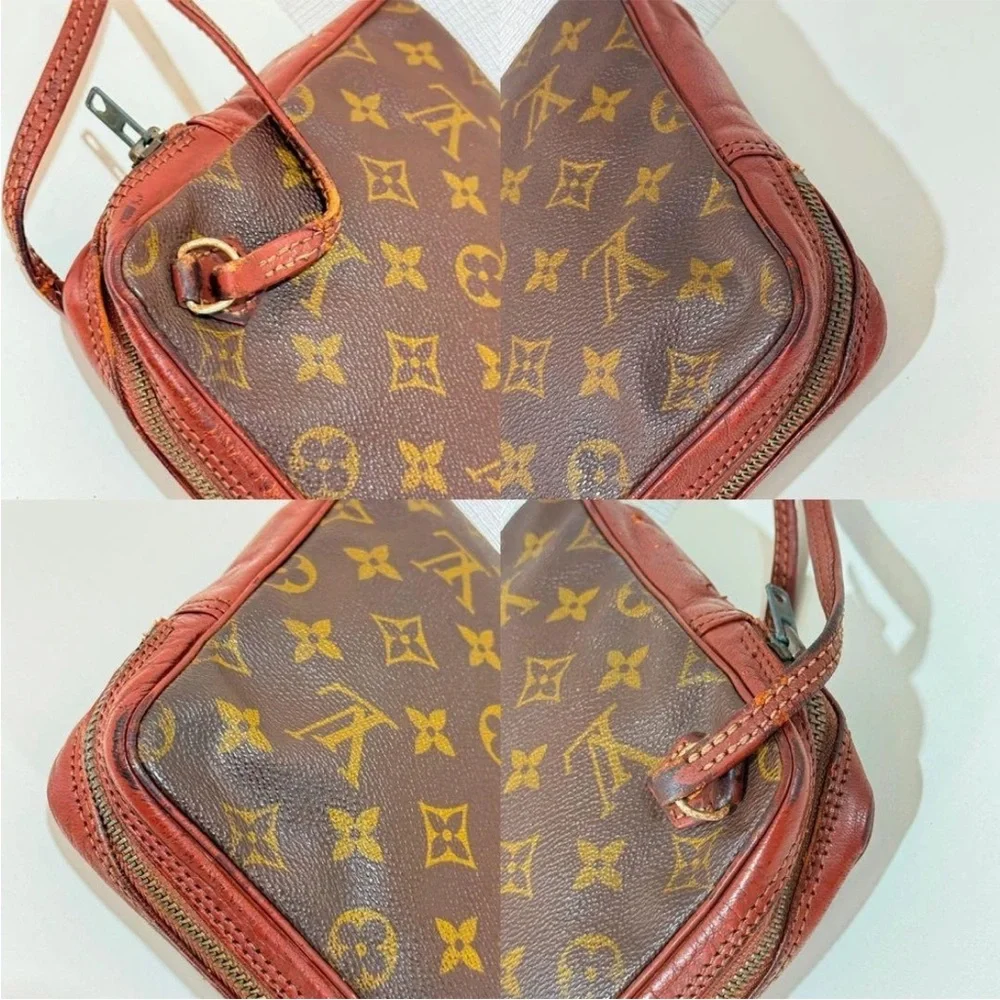 Louis Vuitton Brown and Tan Monogram Clutch - Picture 6 of 11